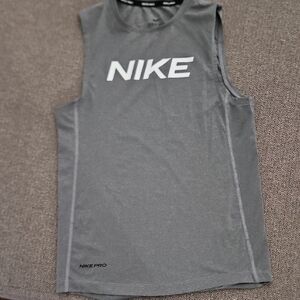 Nike Gray Athletic Tank Top